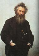 Kramskoy, Ivan Nikolaevich Portrait of Ivan I. Shishkin oil painting picture wholesale